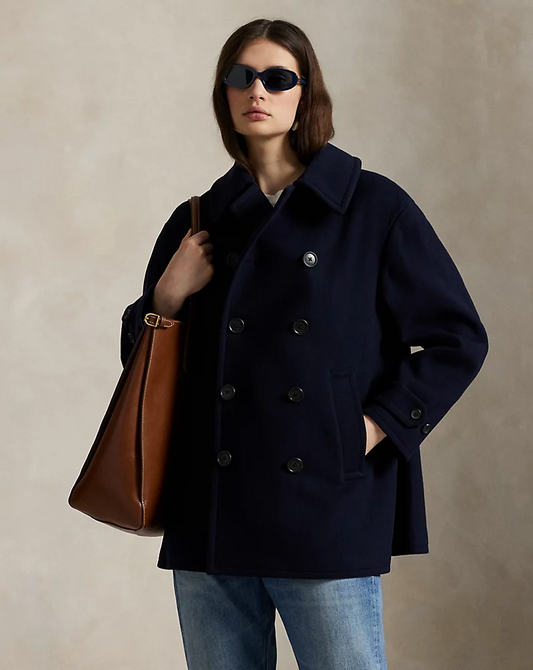 Wool Melton Peacoat