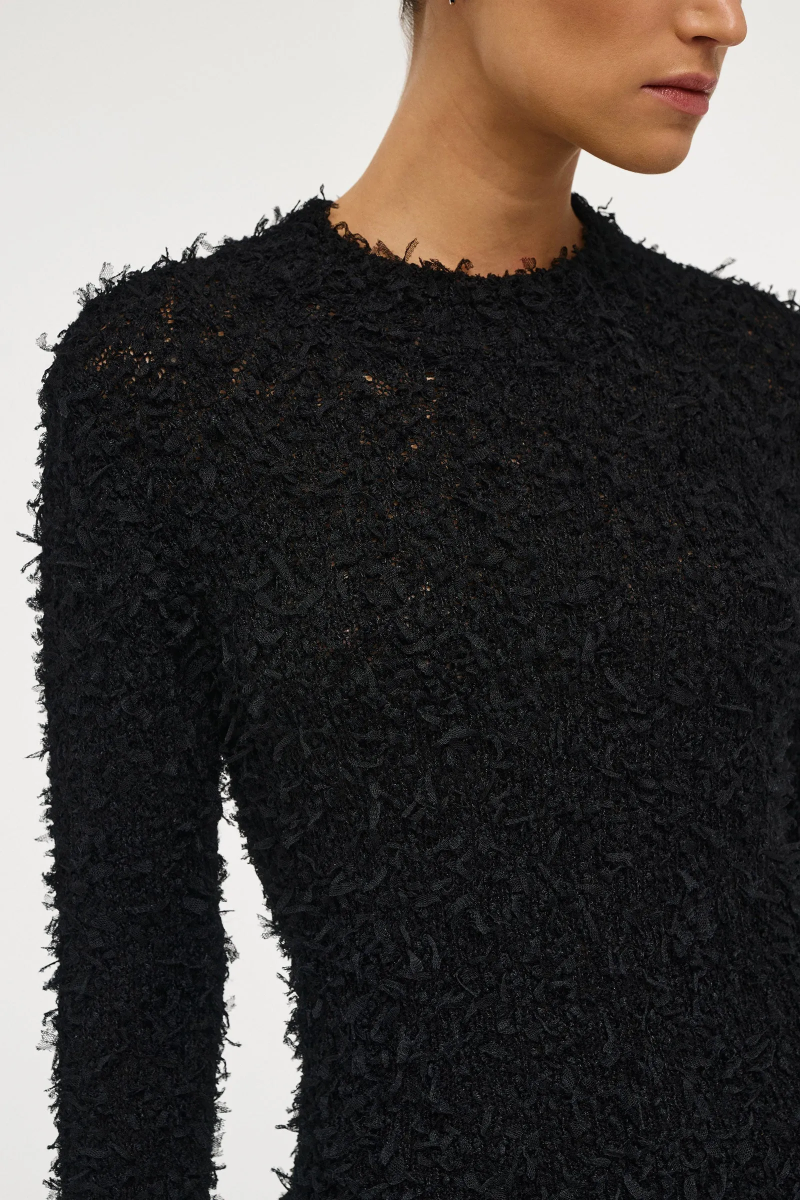 Fray Knit Crew