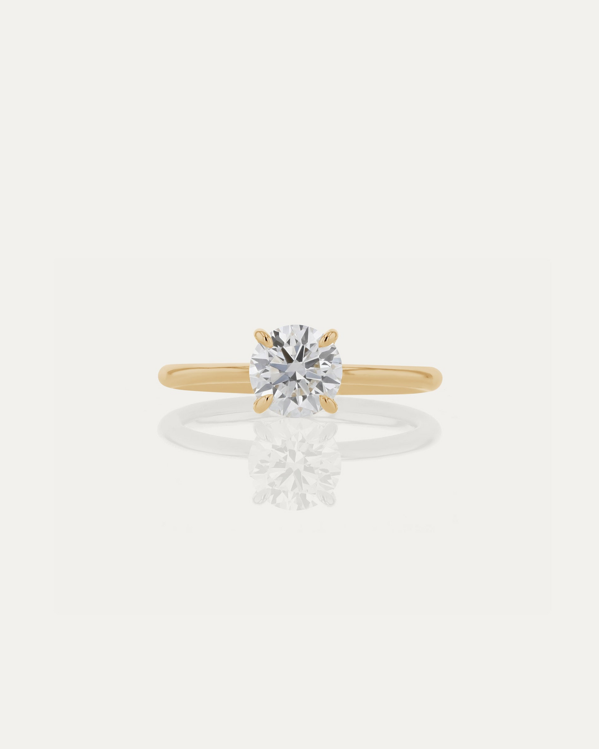Round Solitaire Engagement Ring